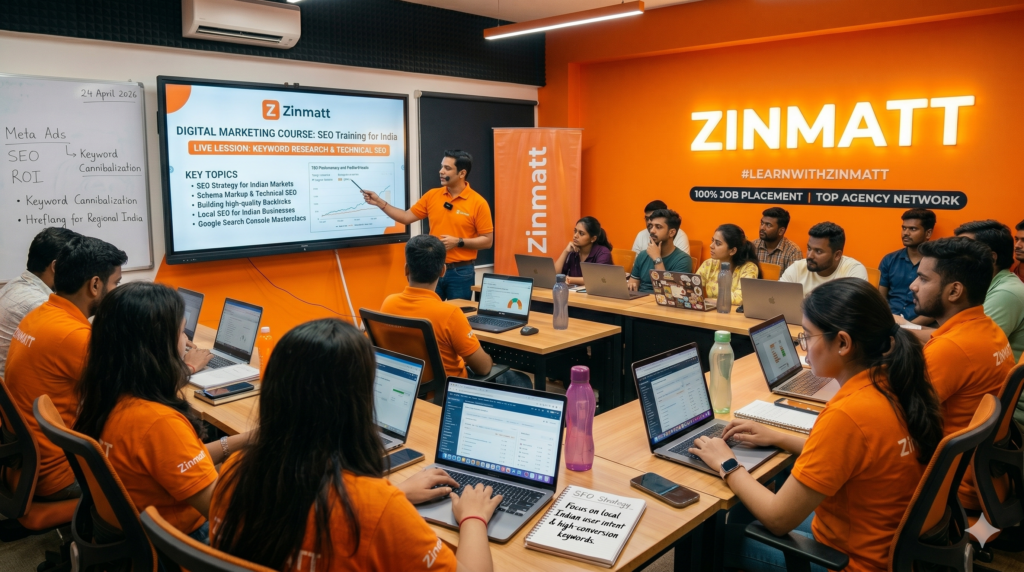 Zinmatt Digital Marketing Course in India 