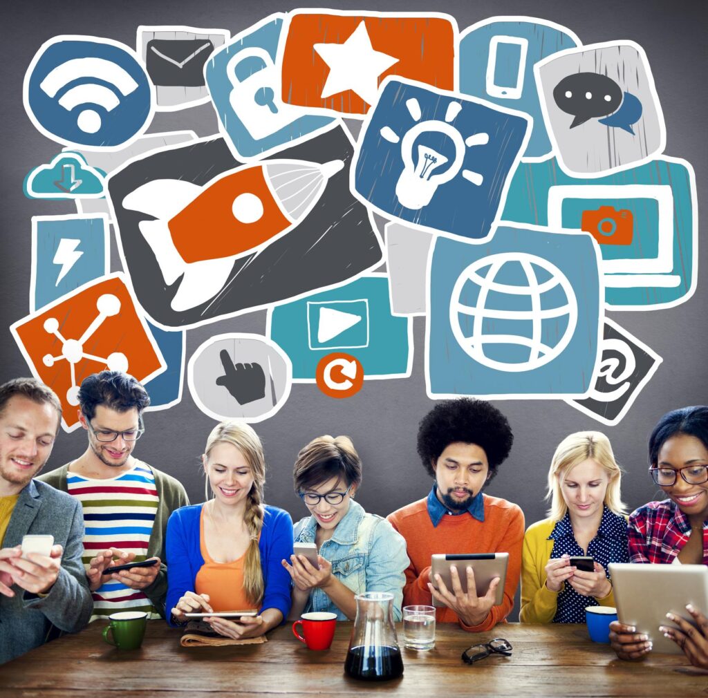 Social media branding kit designed for startup digital branding strategy.