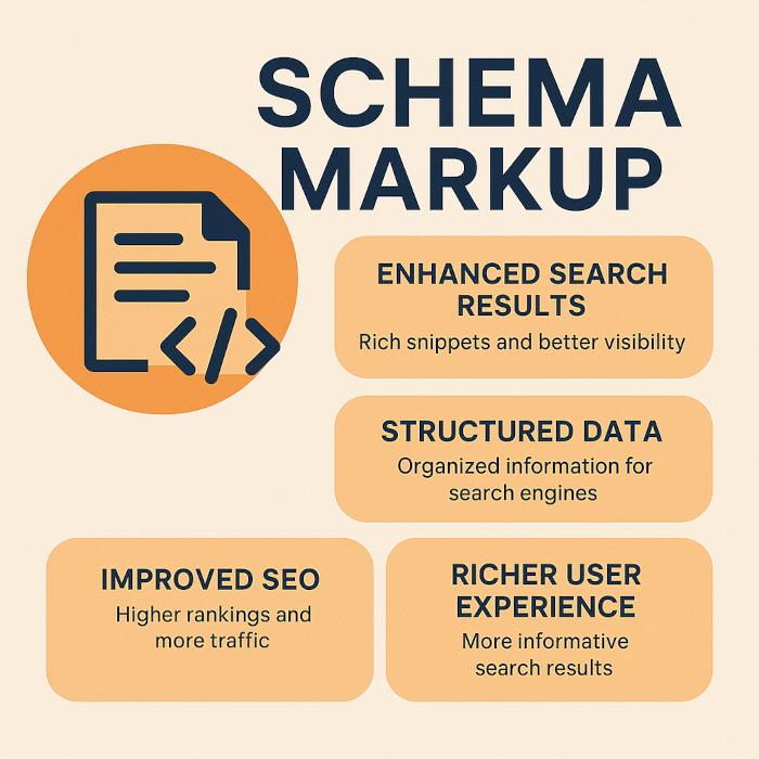 technical SEO workflow showing structured data implementation
