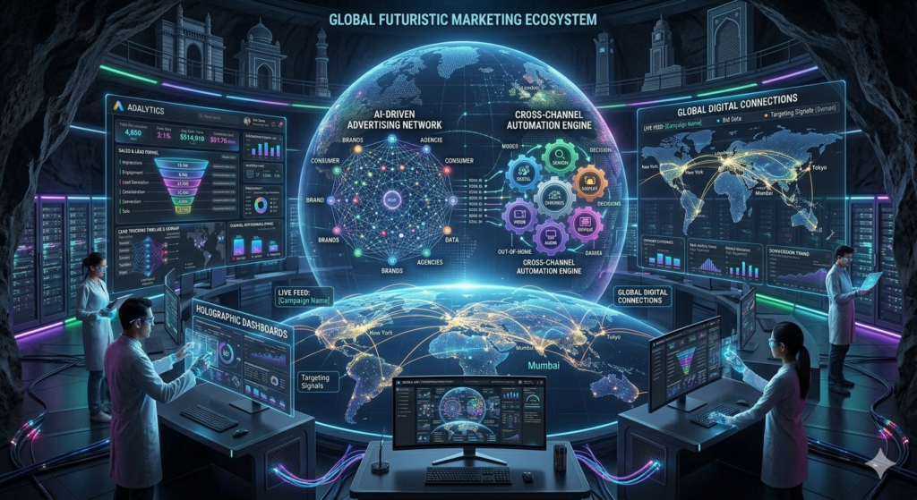 Future of Performance Max advertising with AI driven cross channel marketing
