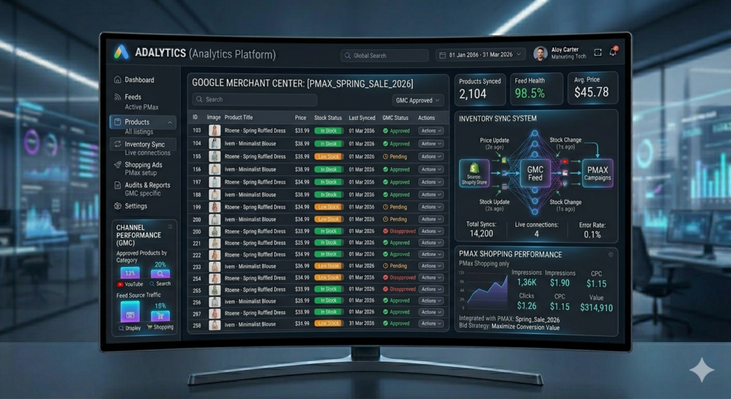 High performing creative assets used in Performance Max advertising campaigns