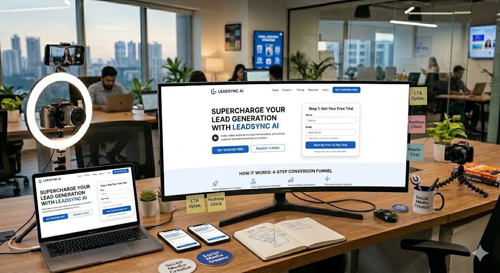 Landing page conversion optimization for Facebook advertising campaigns