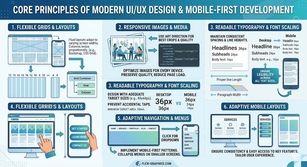 Key elements of responsive website development and user experience optimization