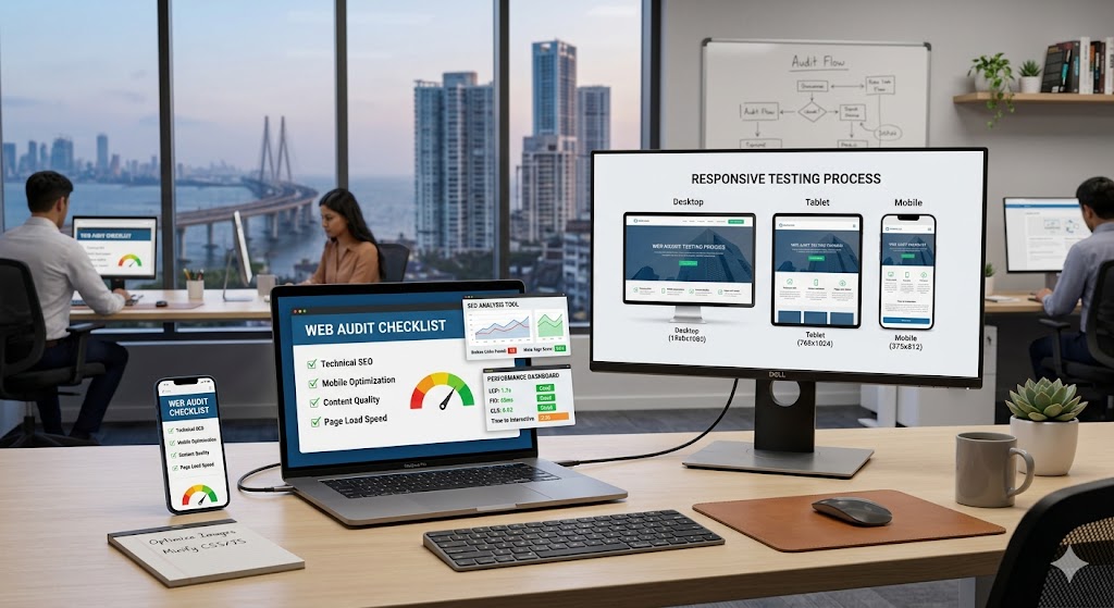 Responsive website audit checklist and optimization process