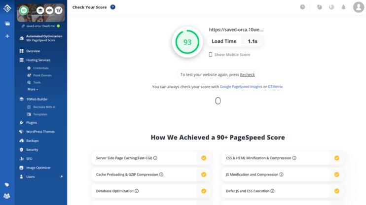 Core Web Vitals metrics for technical SEO optimization and website speed