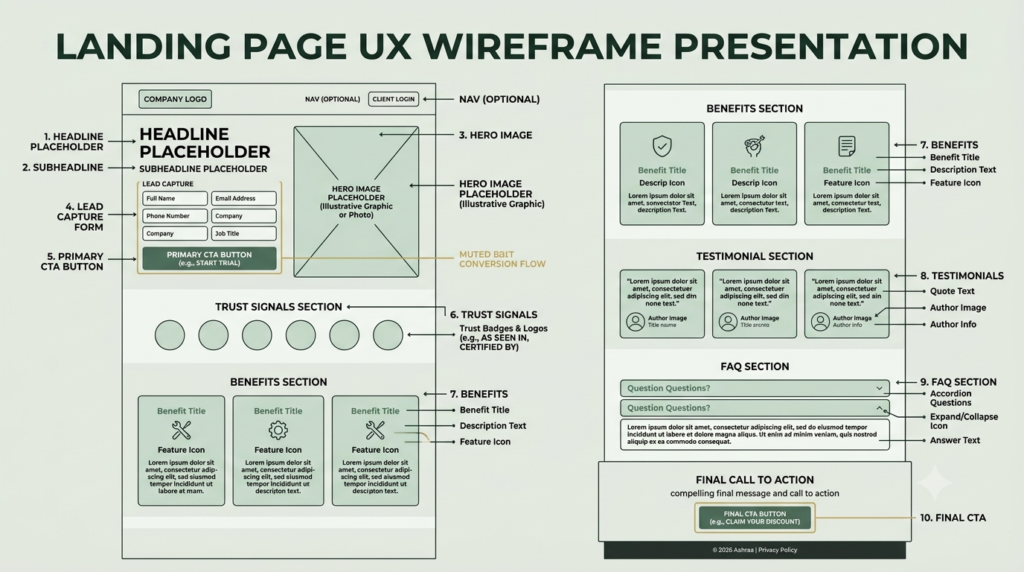 Essential elements of a high converting landing page