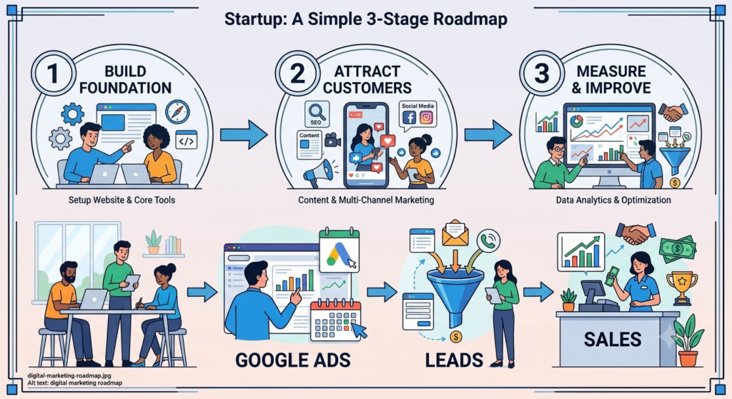 Google Ads and social advertising 
