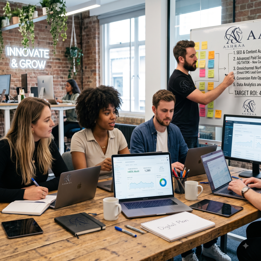 Digital marketing strategy for startups by Aahraa