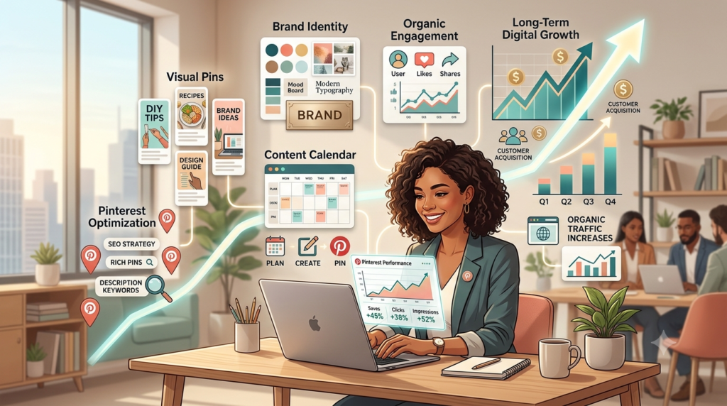 Pinterest optimization strategies supporting long-term business growth and digital visibility