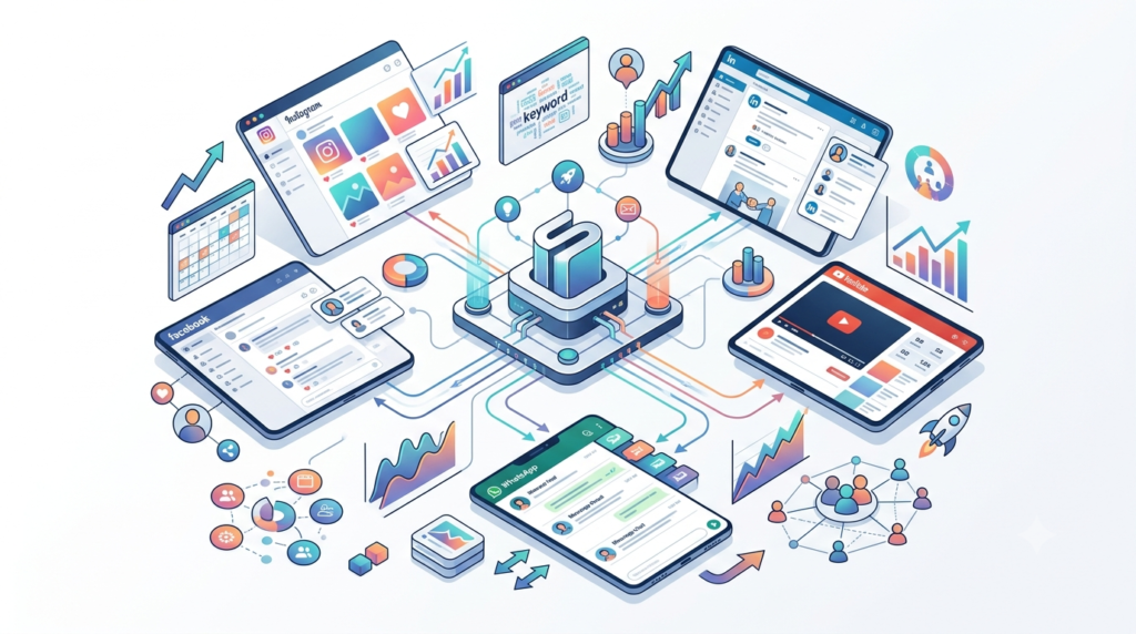 Social Media Optimization Across Multiple Platforms