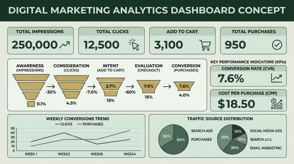 Meta Ads conversion tracking and sales metrics