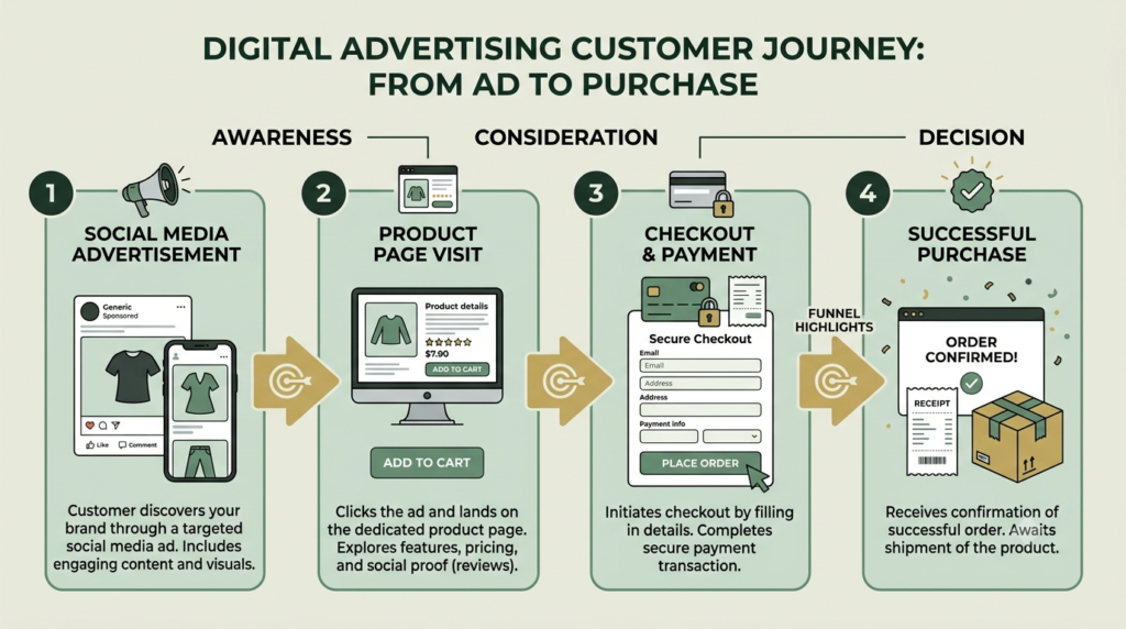 Sales campaign driving online purchases