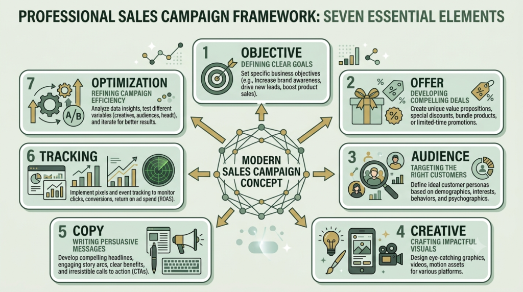 Seven essential Meta Ads sales campaign elements