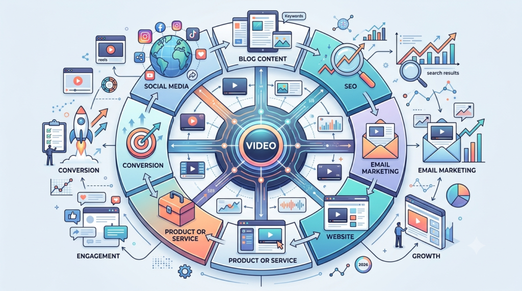 video marketing strategy from creation to conversion