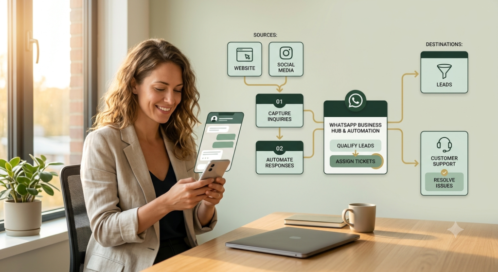WhatsApp Business automation for small business