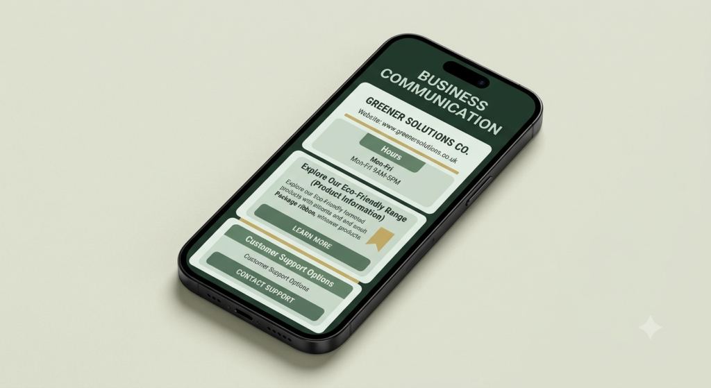 WhatsApp Business profile setup