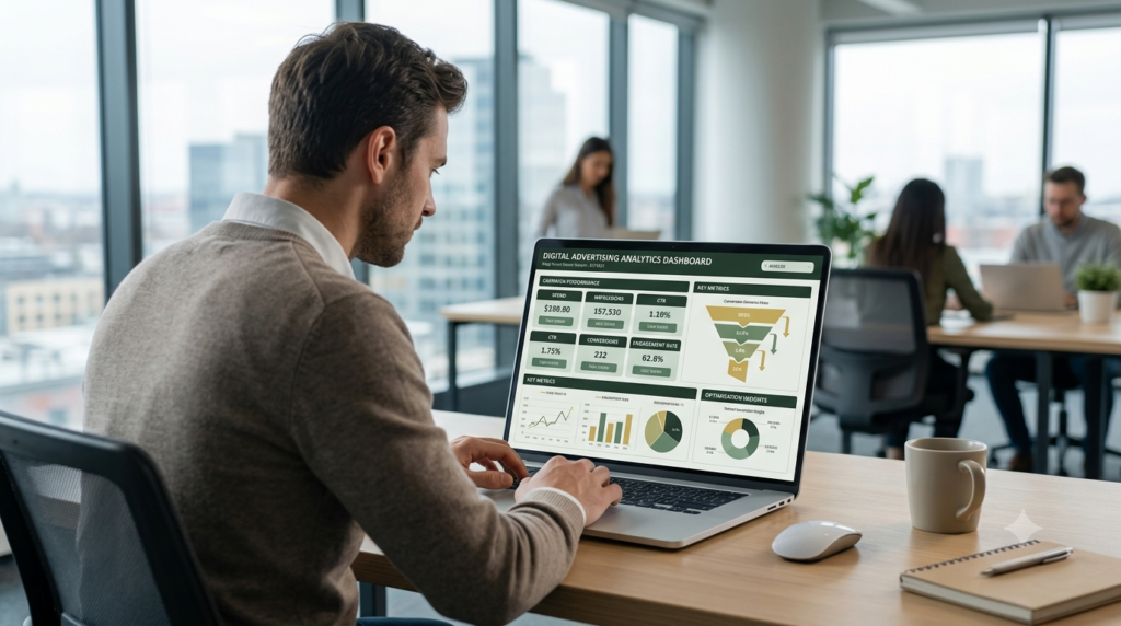 advertising campaign optimization dashboard
