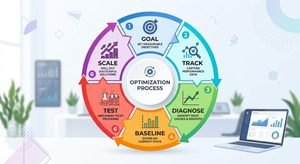 Six-step process to measure campaign performance and optimize