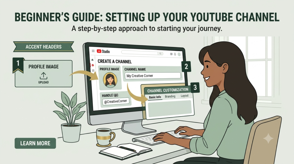 how to create a YouTube channel for beginners