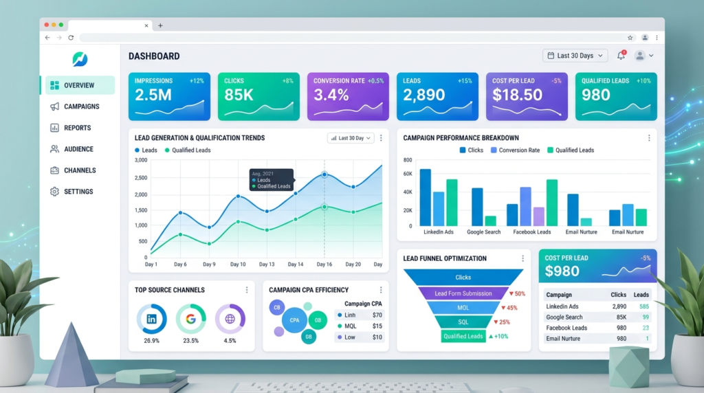 lead generation campaign optimization analytics