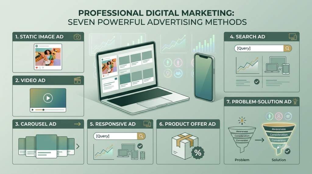 seven ad creation methods for campaigns