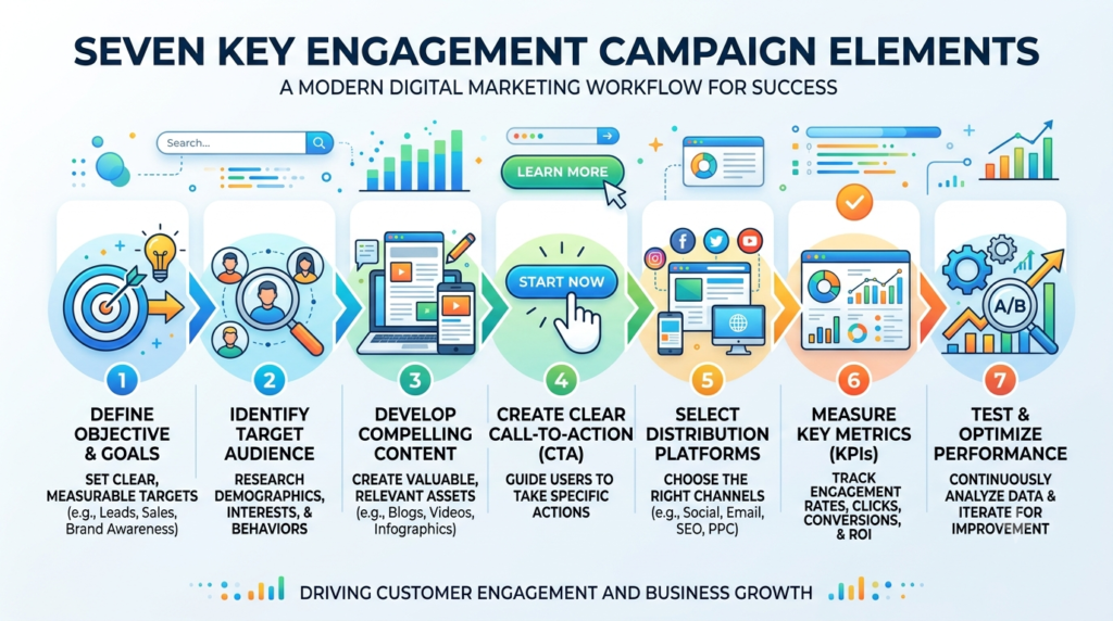seven essential elements of an engagement campaign