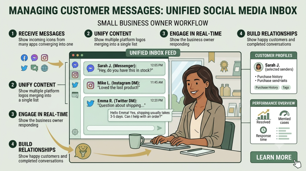 social media automation for Facebook and Instagram messages