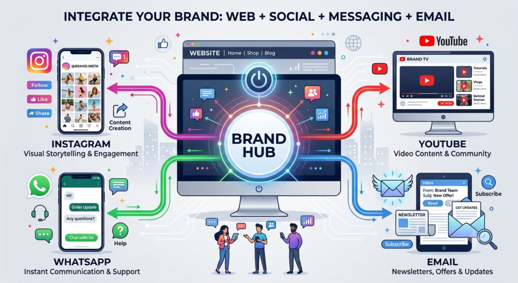 Social media and digital channels for business growth
