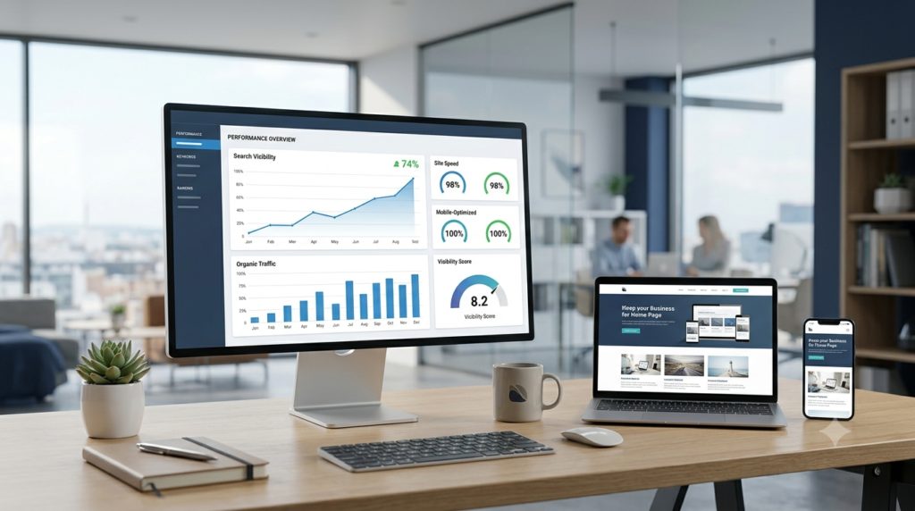 website ranking optimization improves search visibility and performance