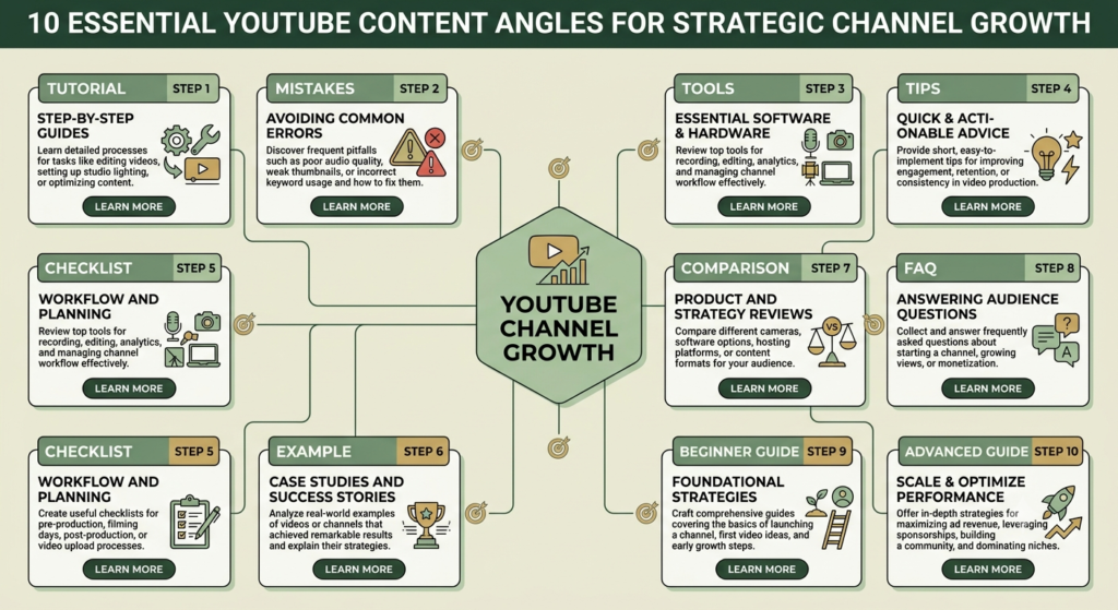 10 ways to create YouTube videos from one idea