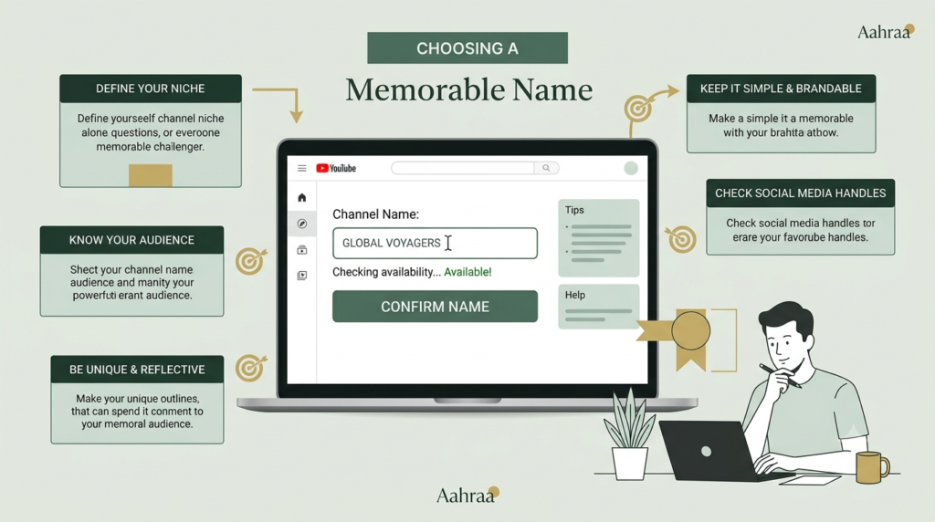 Choosing a YouTube channel name