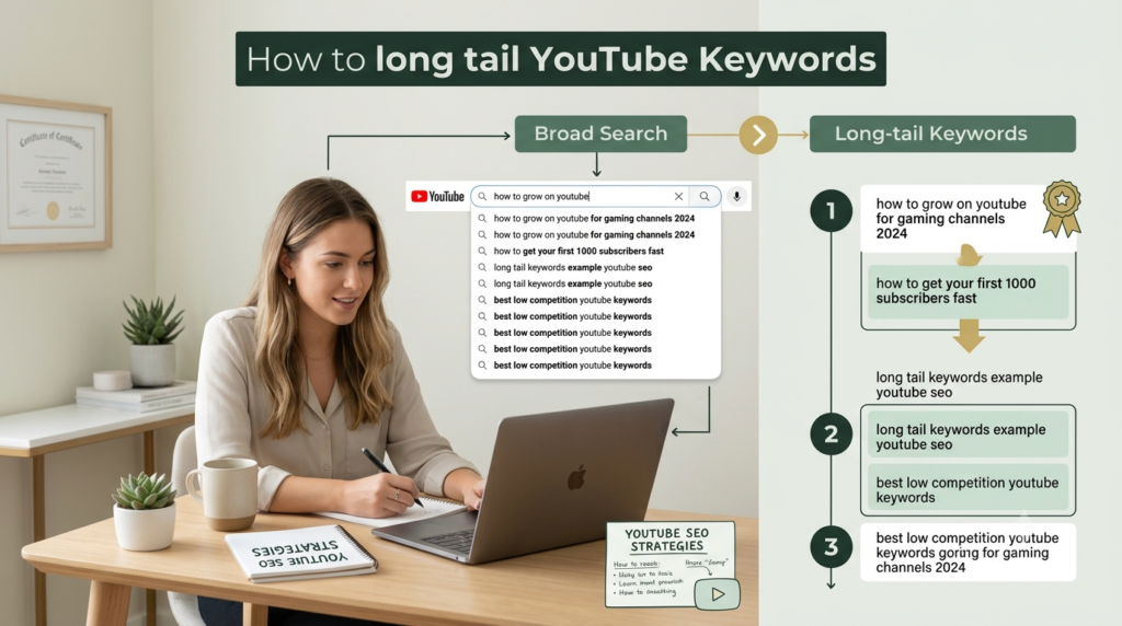 Finding long-tail YouTube keywords