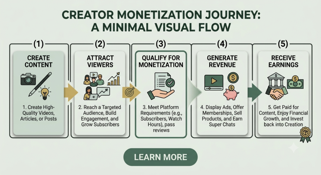 How YouTube revenue works from content to earnings