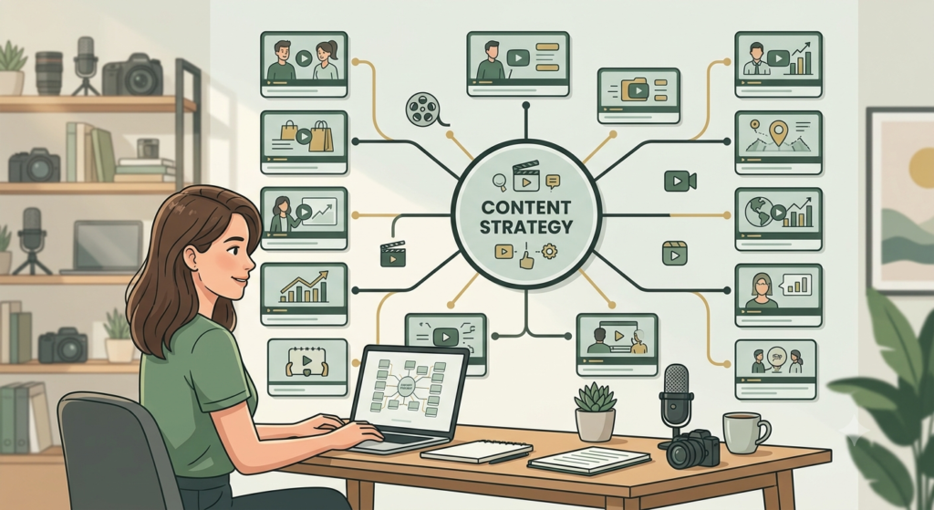 Turn one idea into 10 YouTube videos content strategy