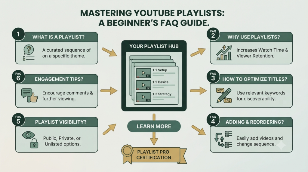 YouTube Playlists frequently asked questions
