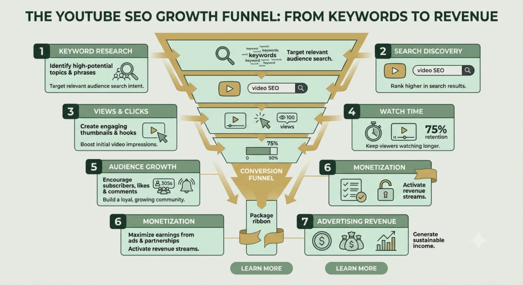 YouTube SEO backbone of ad revenue