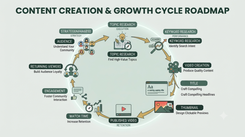 YouTube channel growth strategy framework