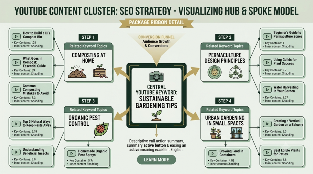 YouTube keyword content cluster strategy