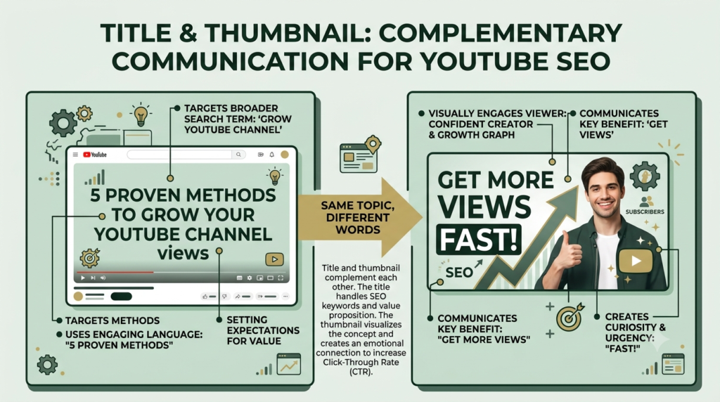 YouTube title and thumbnail optimization