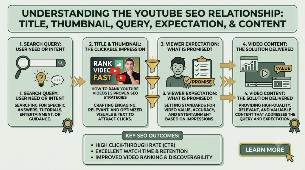 YouTube title and thumbnail optimization relationship