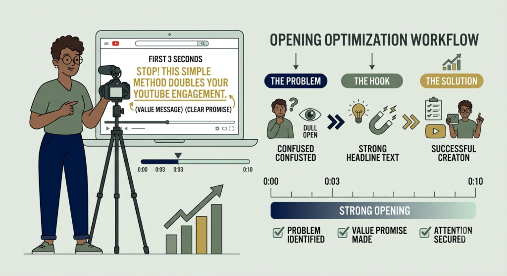YouTube video introduction optimization for viewer retention