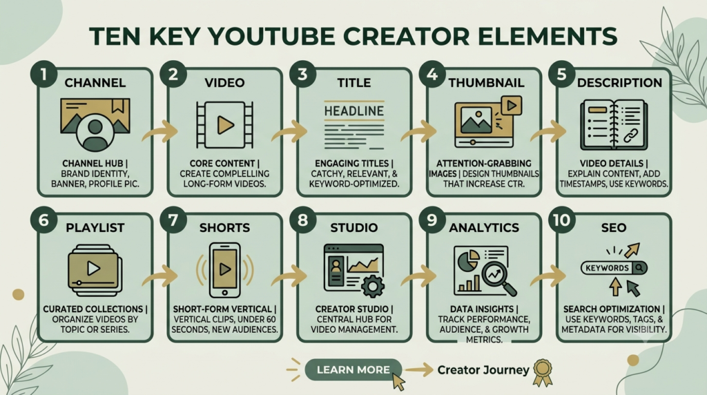 ten essential YouTube basics for beginners