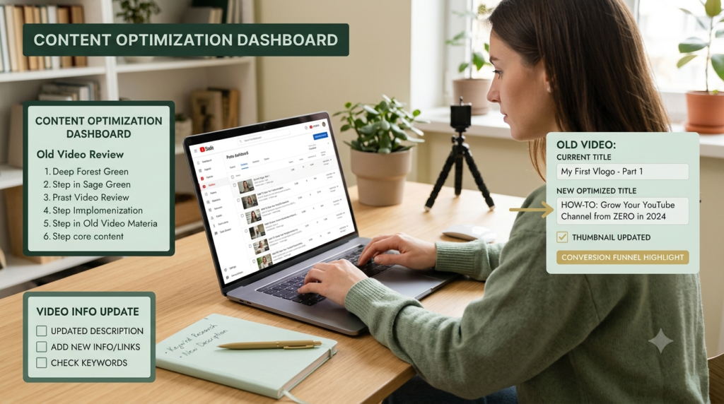 updating evergreen YouTube videos